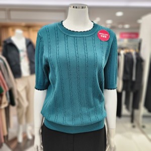 요하넥스 라운드니트티셔츠 Z4B5N110-1 055