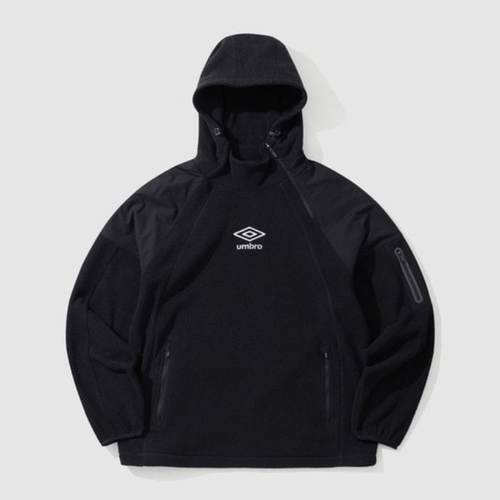 엄브로 엄브로 엄브로O WARM 우븐 믹스 플리스 후드 1292995 UO421SHDO1BLK 271695