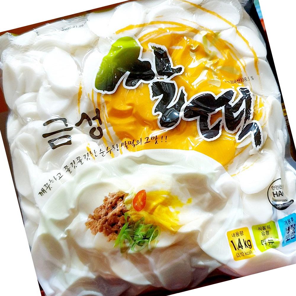 유림식품 금성 쌀떡국떡 금성 1 4K X10 식자재