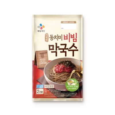 씨제이 동치미 비빔막국수 2인분 484G