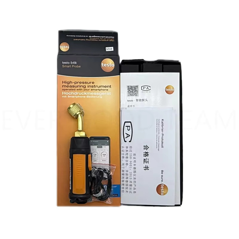 Testo 549i 고압 게이지 블루투스 호환 스마트 무선 프로브 냉동 압력 미터 0560
