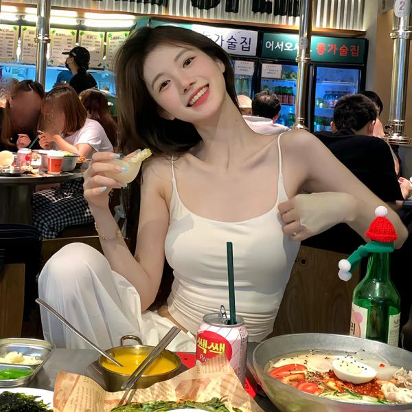 태식 세미 컵 소대 백심 여성 커버업 반소매 단발형 상의