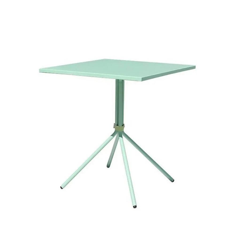 레저 야외 테이블 의자 단조 다리미 발코니 안뜰 정원 방지 우유 1개 1 Dike Square Table 70