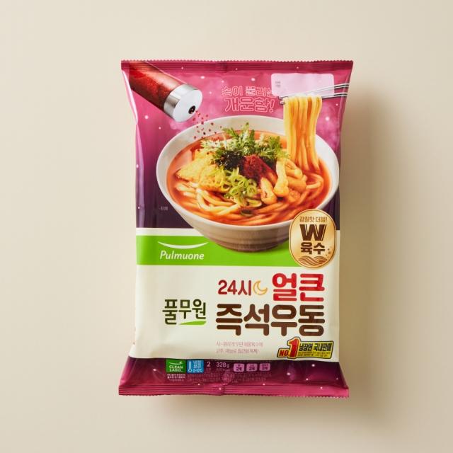 풀무원 풀무원 24시 얼큰 즉석 우동 2인분 328g