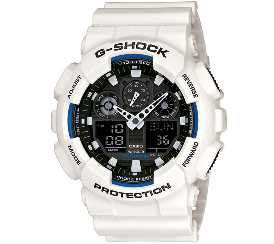 지샥 지샥 G-SHOCK 빅페이스 디지털 아날로그 스포츠 범블비 남성 우레탄시계 GA-100B-7ADR