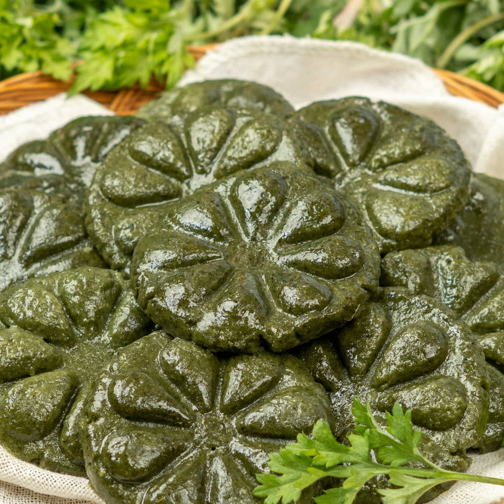 우체국쇼핑 싸리재 무설탕 국산 쑥떡 현미 쑥개떡 1kg