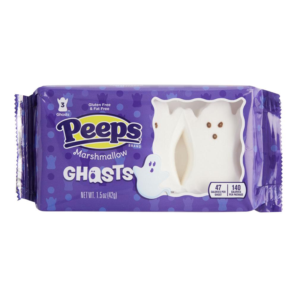 핍스 PEEPS Peeps 핍스 마쉬멜로우 고스트 43g 4개