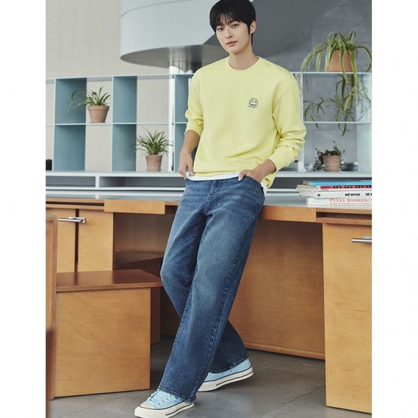 폴햄 남성 컴포트 와이드핏 데님 PHF1DP1039MIN