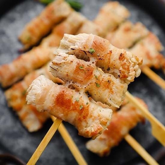 자연맛남 푸드맛남 맛있는 팽이삼겹말이꼬치 10개