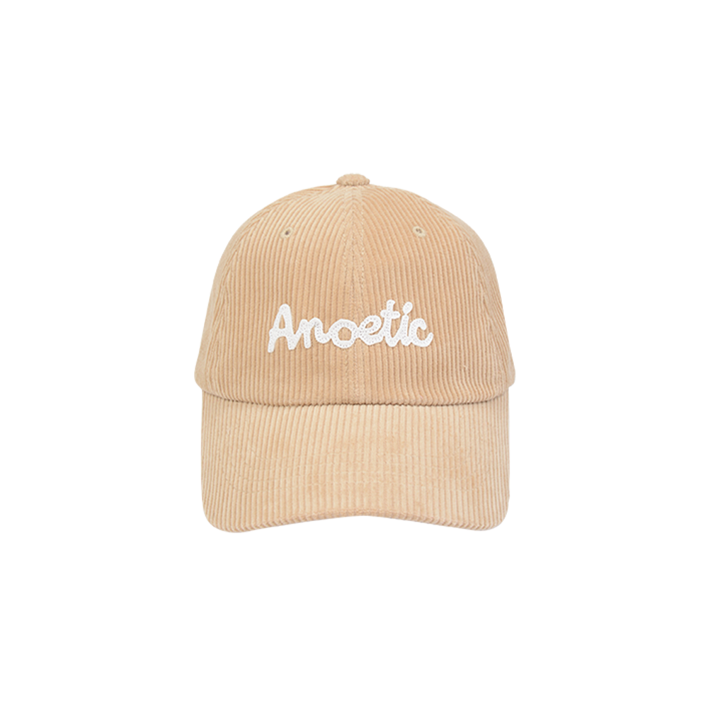 ANOETIC 아노에틱 코듀로이 레터링 볼캡 핑크베이지 ANC CORDUROY LETTERING BALL CAP 678522