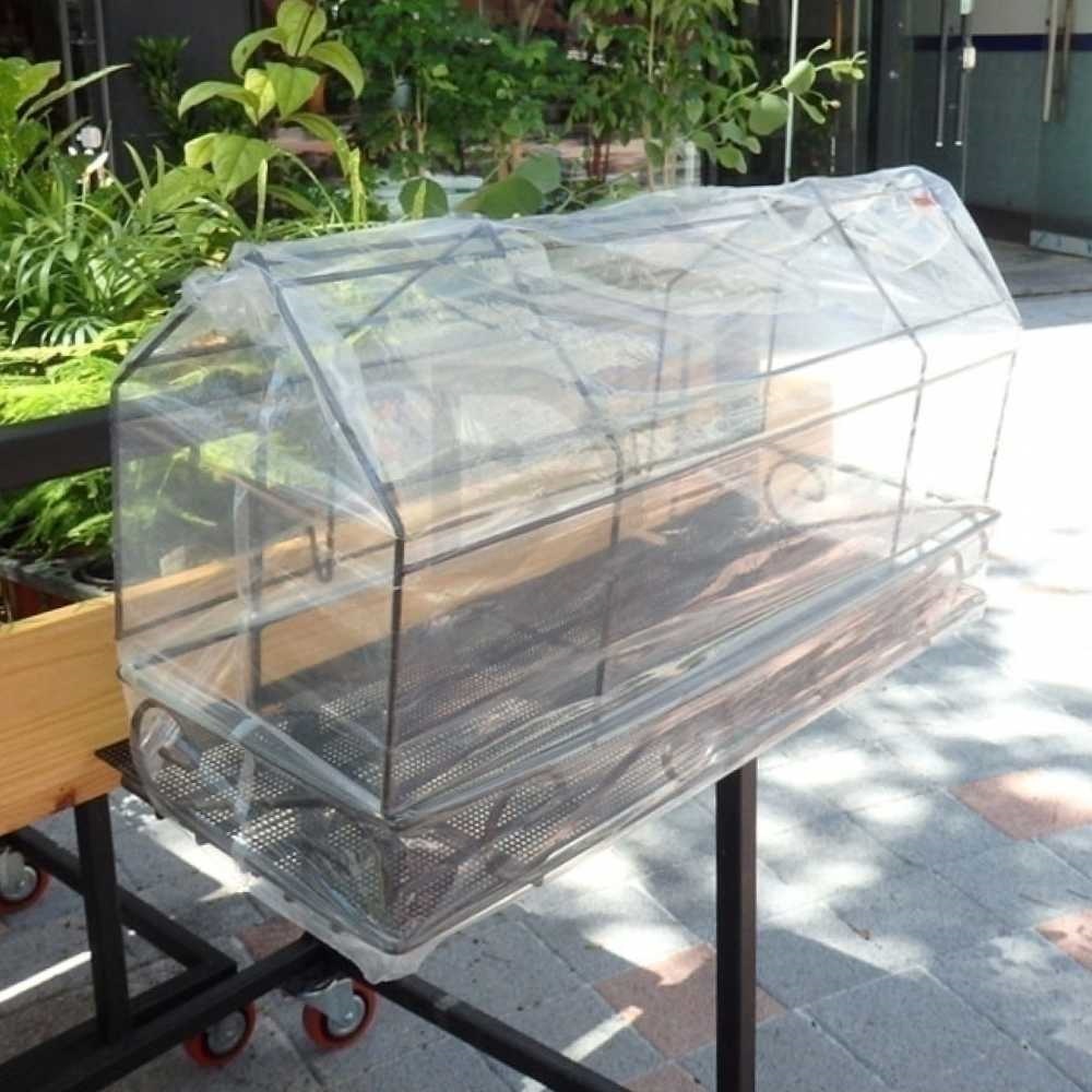 맬모 베란다 화분걸이 중 전용 비가림 텐트 비닐 하우스 원예용품 화분정리대 가드닝용품 화분용품