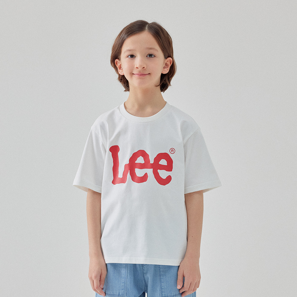 LEE키즈 Lee Kids 공용 반팔 빅 트위치 스탠다드핏 티 티셔츠 LK2502ST02RD