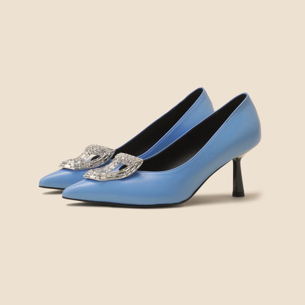 슈콤마보니 여성 스타일리쉬 편한 데일리 슈콤마보니 Polygon pumps 펌프스 힐 240 MF181831 370