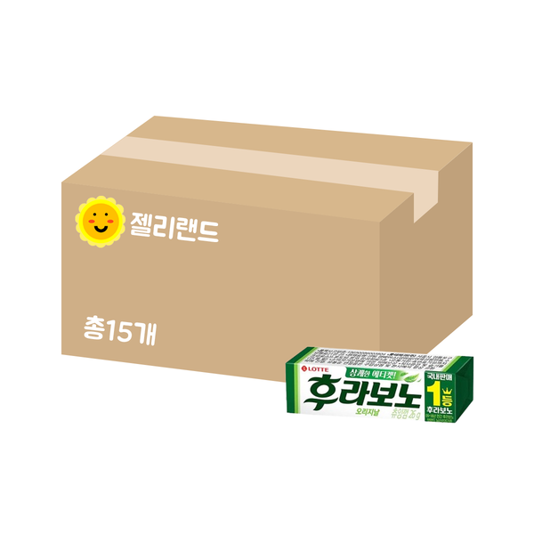 UNKNOWN 롯데웰푸드 후라보노 오리지날 26g X 15개
