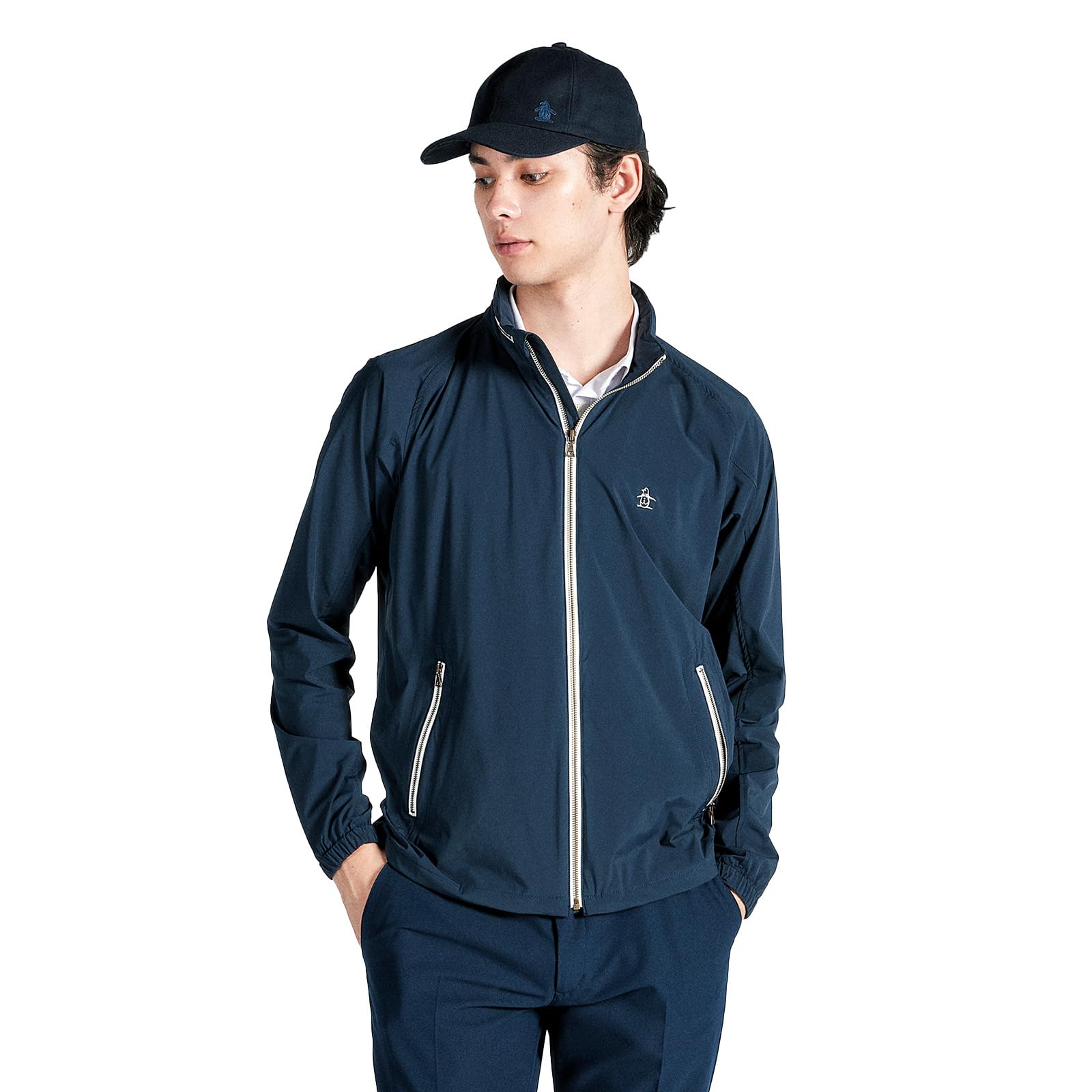 먼싱웨어 STANDARD Zip L 맨싱 웨어 재킷 풀 푸드 수납 발수 소우 대응 MG4FJK03M