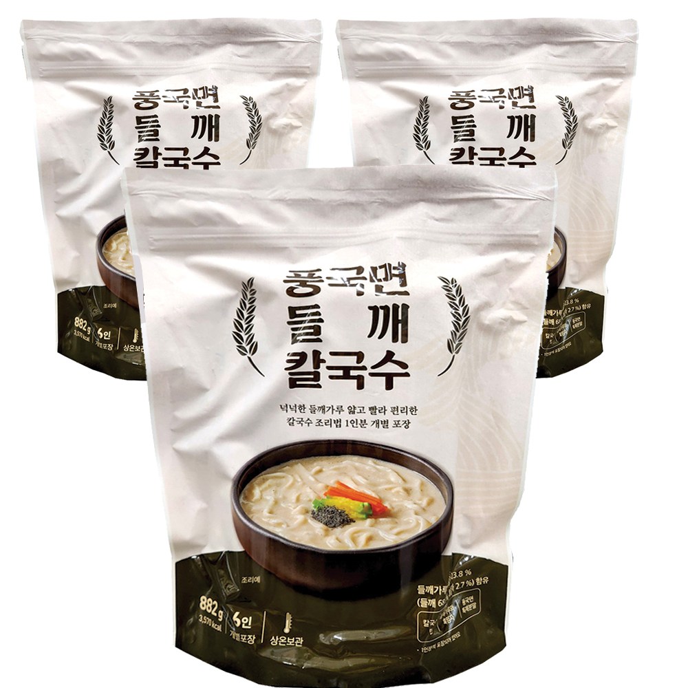 풍국면 풍국면 들깨칼국수 147g 6입 18개