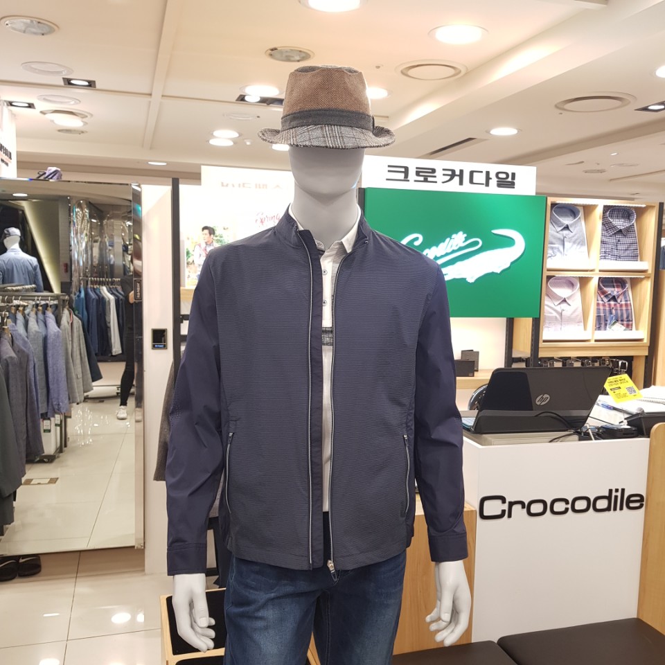 크로커다일 남성 크로커다일 봄 여름 NP스판 스트라이트 점퍼 CDA-A6-JP2204-2