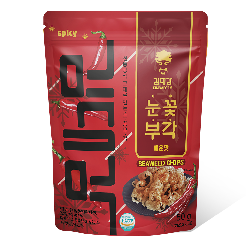 김대감 김대감 눈꽃부각 매운맛 1개 50g
