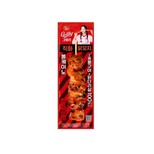 동원 그릴리 직화 닭꼬치 볼케이노 75g