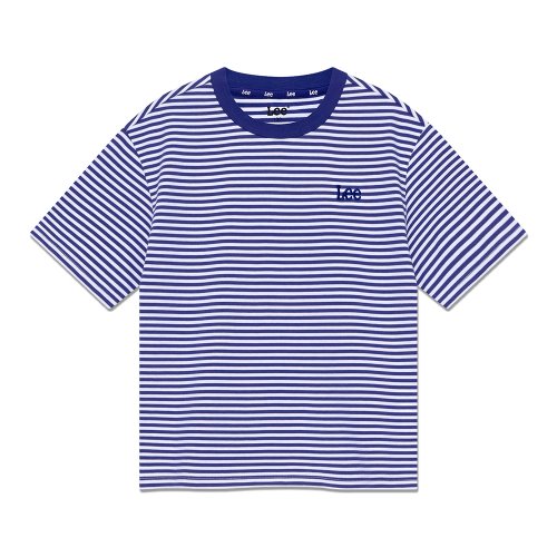 LEE키즈 Lee Kids 루즈핏 스트라이프 반팔티 LK2502ST05BL
