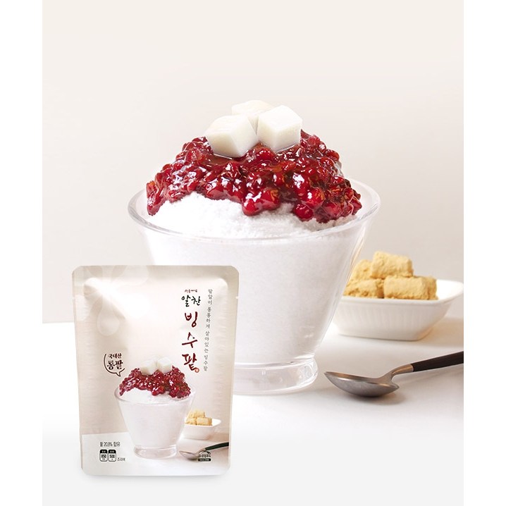 로뎀푸드 국내산 팥 100 서울마님 알찬빙수팥 1kg 1개