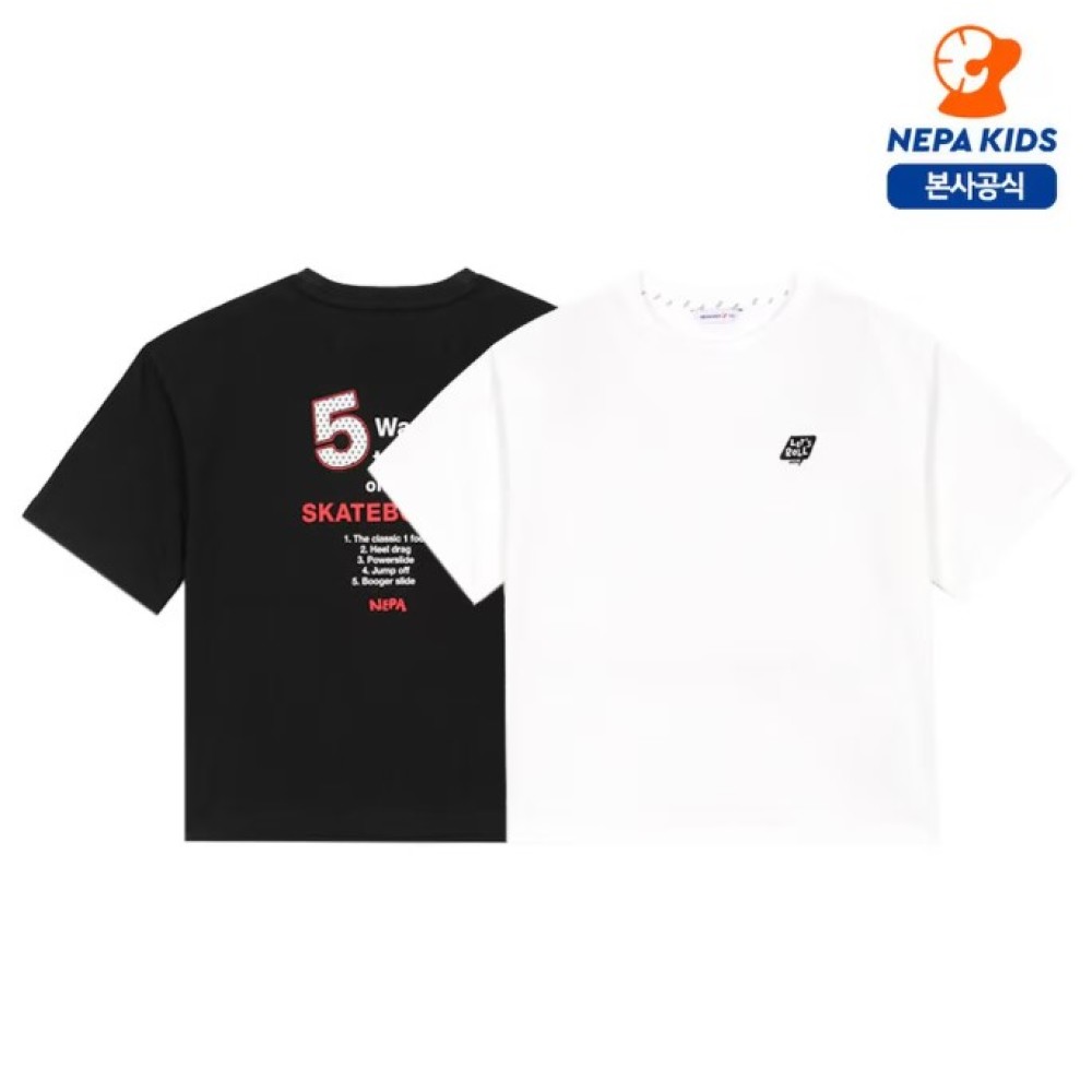 네파키즈 네파 키즈 스케이트 루즈 티셔츠 KKD5307 LE1219072610