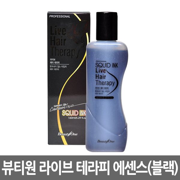 뷰티원 스퀴드 잉크 라이브 헤어 테라피 에센스 블랙 160ml