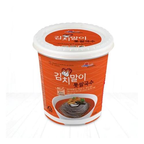 완도바다식품 간편 컵국수 김치말이 톳 쌀국수 86g12개