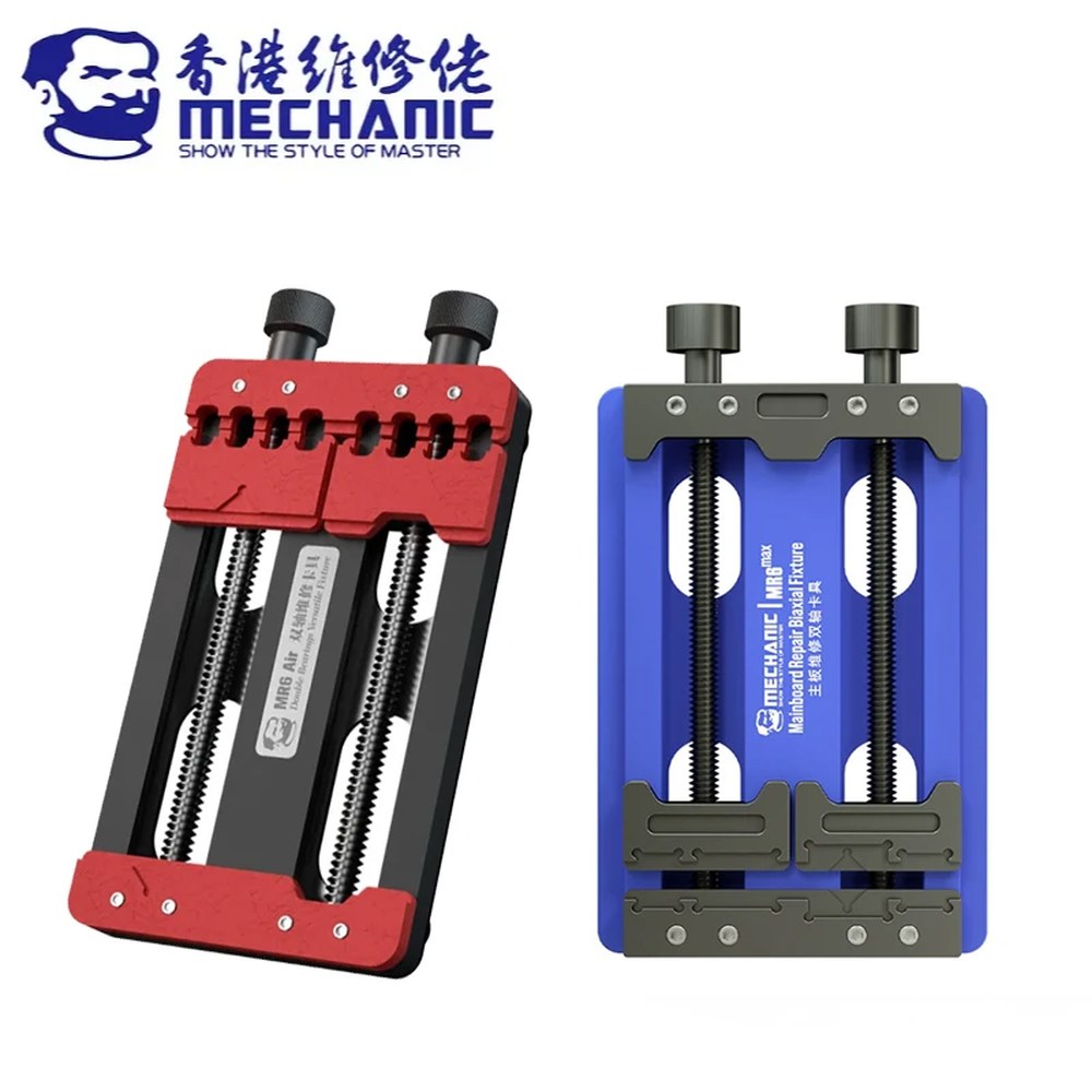 MECHANIC MR6 Max 범용 PCB 보드 거치대 더블 베어링 납땜 고정장치 휴대폰 메인 보드 IC 칩 유지 보수 도