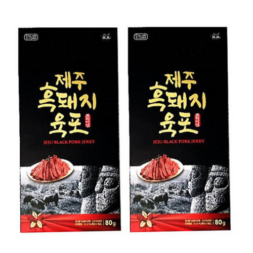 흑돼지 제주 육포 80g x 3상자 4501029