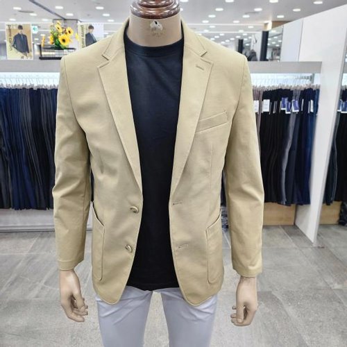 피에르가르뎅 모다인천점 면라이크 오픈포켓 슬림핏 캐주얼 재킷 PQJK1103