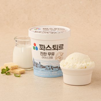 롯데웰푸드 파스퇴르 진한우유 파인트474ml
