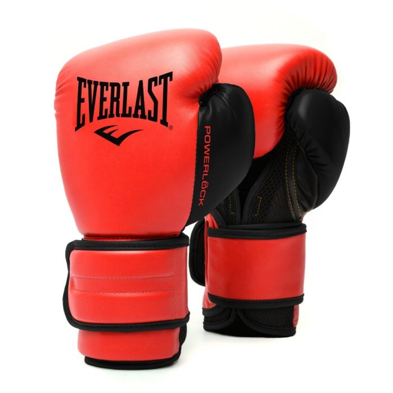 에버라스트 에버라스트 권투글러브 무에타이 킥복싱 장갑 EVERLAST Powerlock2 성인 전문 훈련 빨간색Powerlock2 16온스 1개