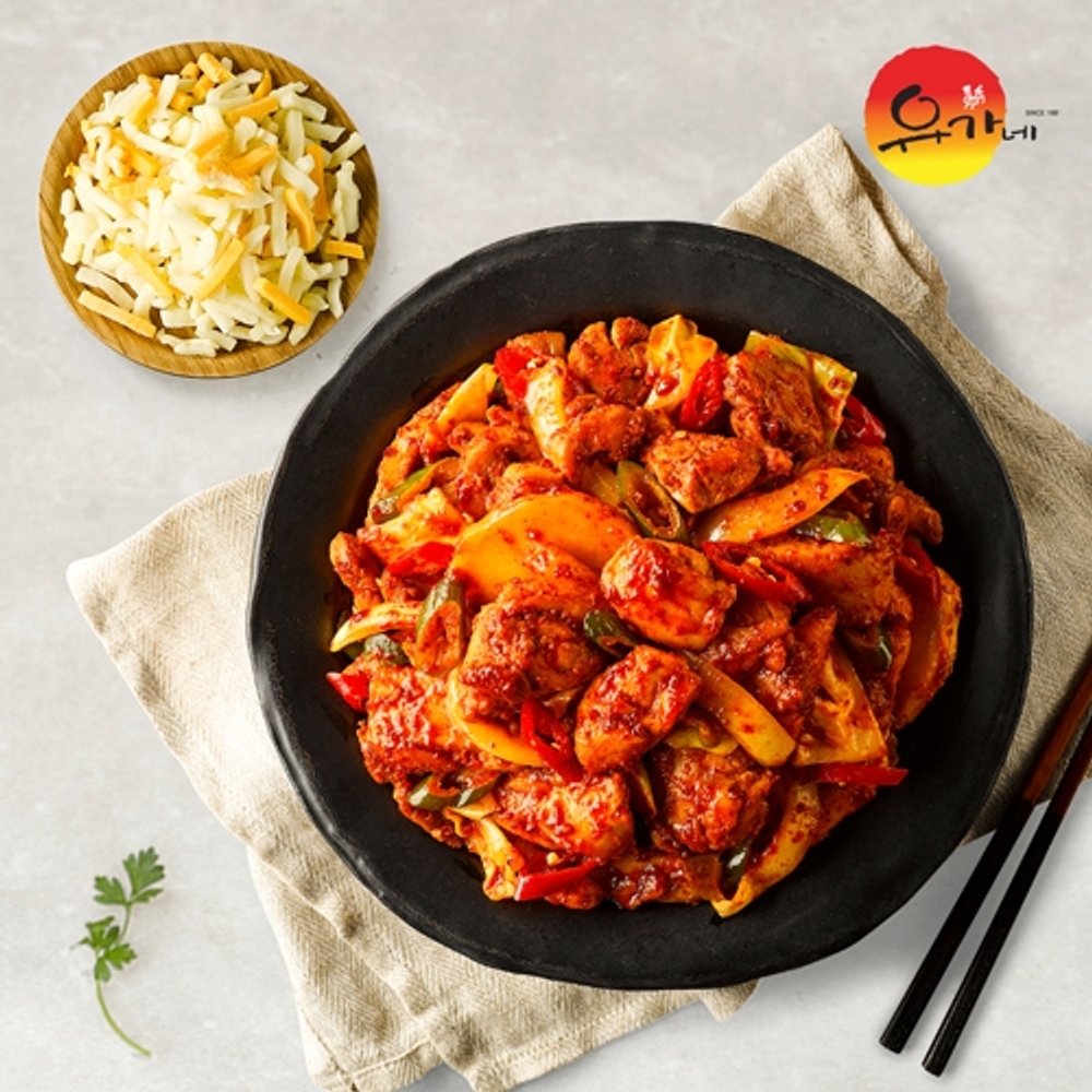유가네 유가네 T 유가네 닭갈비 600g 4팩 치즈 27g 3팩