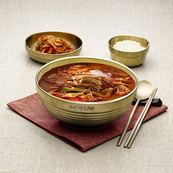 씨엠푸드 45년 칼국수 명인 강남교자 개운한 닭개장 5팩 팩당 700g 총 3 5Kg 10인분