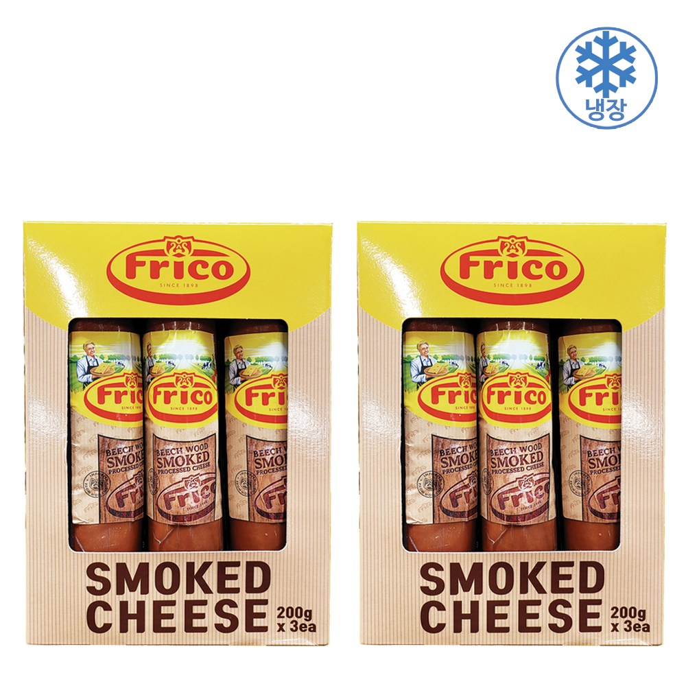 코스빅몰 FRICO 프리코 스모크치즈 200G X 3 훈제치즈 6개
