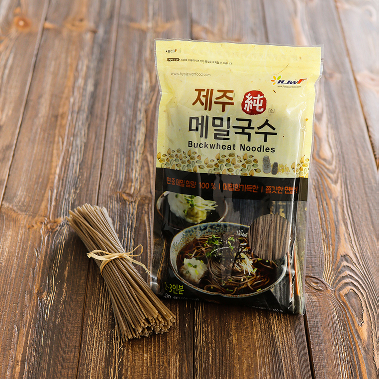 효자원식품 제주순메밀국수 국산 100 순메밀면 냉소바 온메밀국수 비빔 막국수