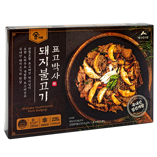 표고박사 숲차림 국산돼지불고기 냉동 220g x4팩 LE1219151386