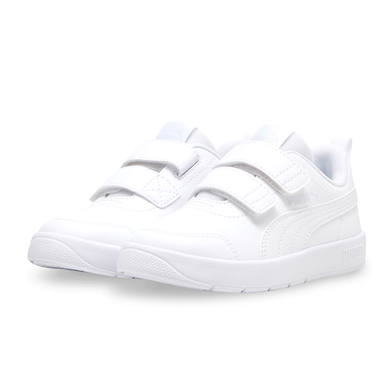 푸마 에스마켓 S마켓 푸마 PUMA COURTFLEX V3 V PS 코트 플렉스 V3 가벼운 쿠션좋은 신기편한 볼넓은 벨크로 찍찍이 코트 아동... 