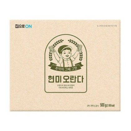 청정원 추억의 전통강정 집으로ON 현미오란다 500g 3개