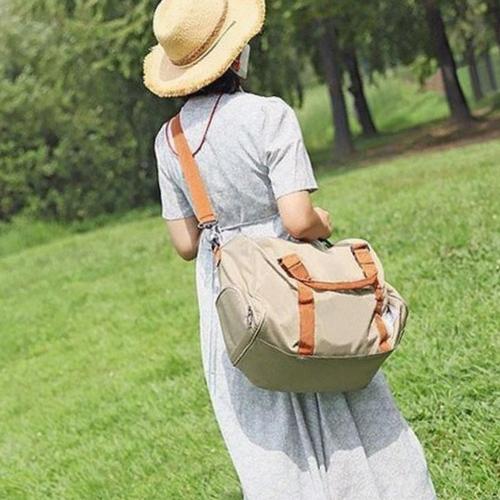 보스턴백 여행 수납 가방 짐 정리 캐주얼 중형 백 여행용 캠핑 Io