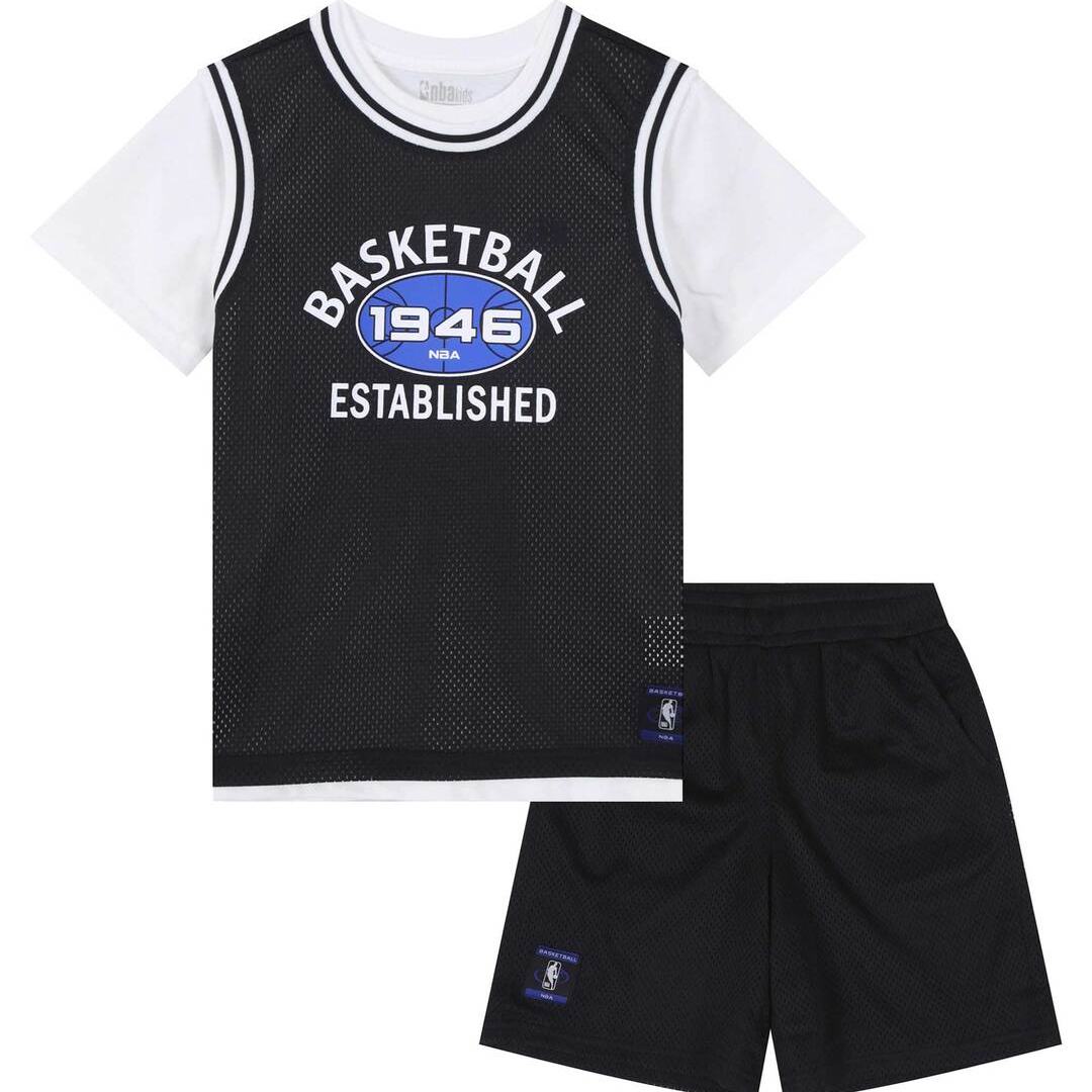 NBA KIDS NBA 코트 리더 폴리 메쉬 세트 -09 K252ST020P