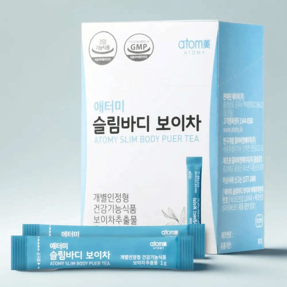 애터미 콜마비앤에이치 애터미 슬림바디 보이차 1g x 30개입 1박스