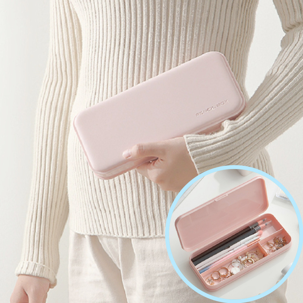 대학생필통 파스텔색상 심플케이스 중학생 고등학생 1개 B1