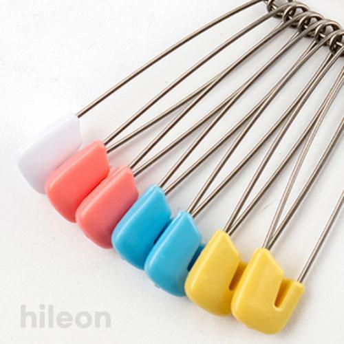 HILEON 옷 명찰 수선 색 옷핀 예쁜옷핀 옷핀부자재 옷핀허리