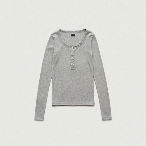 더바넷 Ribbed Henley T-Shirt