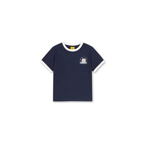 탑텐키즈 탑텐키즈 사우스시티 25년 공용 카카오 쿨에어 코튼 링거 티셔츠 MKF2TS3804