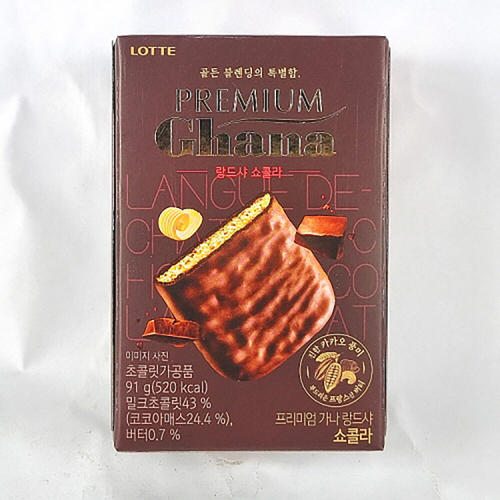 롯데웰푸드 SN 랑드샤 쇼콜라 91g X 12