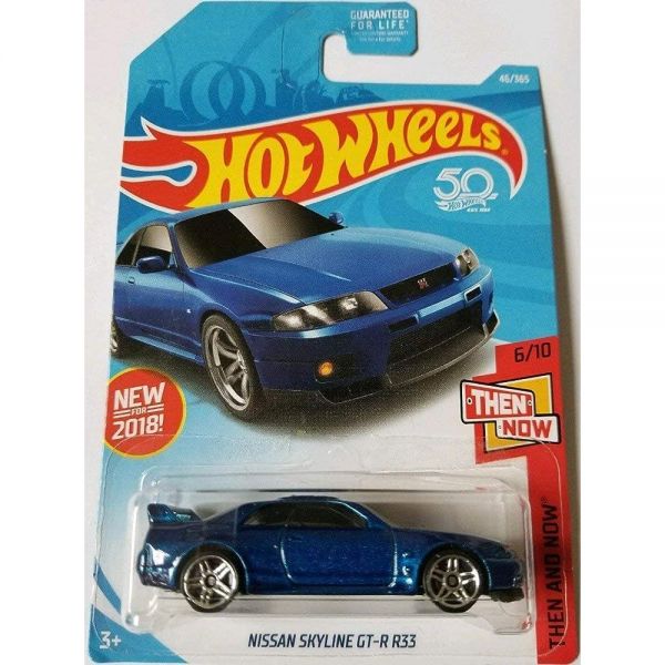 핫휠 핫휠 Hot Wheels 2018 50주년 기념 Then And Now 닛산 스카이라인 GT-R R33 46 36