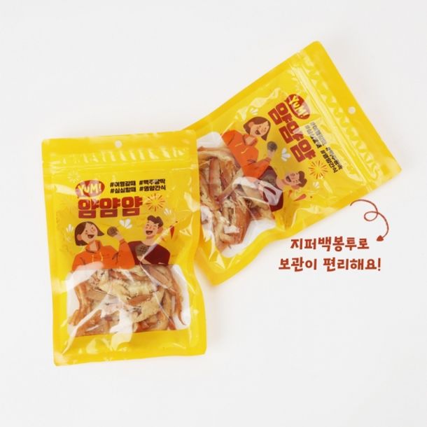황토가마에 구운 페스츄리 오징어 오븐구이 간식 200g